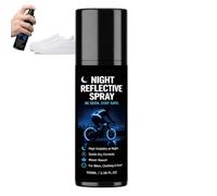 Générique Peinture Réfléchissante en Spray Brume Sèche Rapide Léger 100ml | 100ml Spray Vélo Lumineux dans l'Obscurité Conduite Auto Piéton