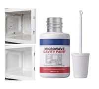 Générique Peinture réparation cavité micro-ondes | avec pinceau, alimentaire, haute brillance, universel | revêtement cavité four micro-ondes | pour maison cuisine appartement bureau