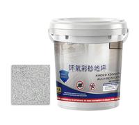 Générique Peinture Sol Sable Époxy Coloré - Revêtement Auto-nivelant Brillant Marbré | Antidérapant Résistant Usure Pour Béton Garage Maison Logement, Intérieur Extérieur Douche, 500ml
