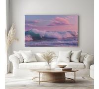 Générique Peinture Sur Toile Vagues Mer Affiches Impressions Style Photographique Mur Art Photos pour Salons Chambres Cuisines Tableaux Décoratif 160 x 80 cm (L x l) Sans Cadre
