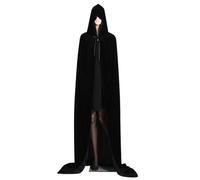 Générique Pèlerine Sorcière Cape Velours Cosplay Sorcière Vampire Corbeau
