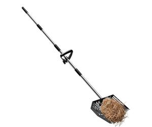 Générique Pelle À Crottes De Poule Manche Long Antidérapant Ergonomique | Ramasse-Crottes pour Poulailler Long manche pour déchets animaux, litière, sable extérieur, jardin, pelouse,