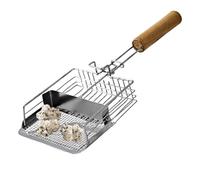 Générique Pelle À Litière - Pelle pour Bac à Litière Chat | Manche en Bois en Métal Fournitures pour Animaux avec Crochet pour Nettoyage Intérieur des Chaton et Transport de Nourriture pour Chien