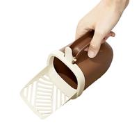 Générique Pelle À Litière pour Chat avec Support,Pelle Portable pour Litière avec Bac À Crottes | Portable avec Porte-Sac | pour Chien, Lapin, Hamster, Poule ; pour Intérieur, Extérieur