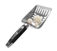 Générique Pelle à litière pour Chat, Pelle à Tamis en Acier Inoxydable, pelles à excréments pour Chat, pelles Profonde, Long Manche, tamisage des excréments, lève-crottes pour, d-urable, Robuste