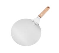 Générique Pelle à pizza - planche tournante de cuisine 48,5x30,5cm en acier inoxydable, manche en bois antirouille | Poignée confortable, de four plate, outil de cuisson professionnel pour cuisine