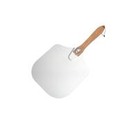 Générique Pelle à Pizza pliante en aluminium, manche bois, transfert amovible, grand outil de cuisson gâteaux
