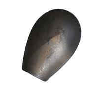 Générique Pelle à Thé en Céramique Surface Lisse et Design Rétro pour Maison et Bureau, Accessoire Thé Pratique sans Bavure, Forme Tamis de Riz Couleur Café