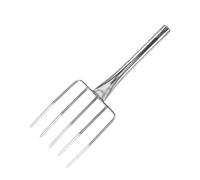 Générique Pelle Multifonction en Acier Inoxydable 5 Dents pour Jardinage et Repiquage, Fourche à Main Portable pour Nettoyage du Sol et Culture en Intérieur et Extérieur