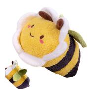 Générique Peluche Abeille - Oreiller Doux Animal de Collection - Doudous Figure Abeille Fleur - pour crèches, Voitures, Maison, écoles, Bureaux, cafés, librairies, canapés, étagères, Exposition, Lits