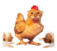 Générique Peluche Animal Et Insolite Coussin Chat-Poulet Originale