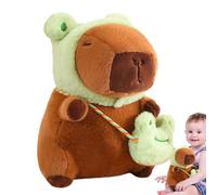 Générique Peluche Animaux en Peluche Doux | Compagnon De Nuit Décoratif,Doudou Capybara - pour Ados Amis Garçons Filles Camarades Canapé Lit Bureau Siège Auto Maison Dortoir Voyage