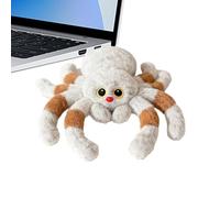 Générique Peluche Araignée Mignonne - Peluche Douce Blanche, Douce Et À Collectionner | Figurine en Araignée Blanche | pour Dortoir Voiture Salon Filles Collectionneurs Anniversai