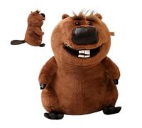 Générique Peluche Beaver1 - Peluche 22 Cm | Castor Adorablement Réaliste1 | en Peluchee pour, Adolescents Et Adultes À Câliner, Collectionner Ou Décorer avec Une Construction Douce Et Durable Off