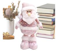 Générique Peluche Bonhomme De Neige,Peluche Bonhomme de Neige Rétractable Jouet - Décoration de à Chapeau,Décoration Noël Table Fenêtre Porte Maison Cuisine Cheminée