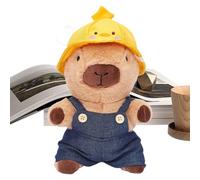 Générique Peluche Capybara avec Tenues | 25cm à Habiller en Peluche | Jouet Câlin Réconfortant - pour Adolescents Adultes Collectionneurs Jeu Chambre Anniversaire Vacances Bureau Canapé