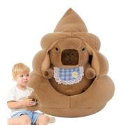 Générique Peluche Capybara Douce, en Peluche, Animal en peluch de 12 x 8 Pouces avec nid, Jouet en peluch Durable, Capybara avec Un Design Mignon, Animal en peluhe pour Salon et Chambre