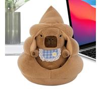 Générique Peluche Capybara Douce, en Peluche, Animal en peluch de 12 x 8 Pouces avec nid, Jouet en peluch Durable, Capybara avec Un Design Mignon, Animal en peluhe pour Salon et Chambre