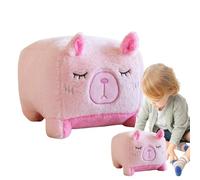 Générique Peluche Capybara Jouet Doux, Peluche Animale Capybara Douce, Doudou Câlin Déco pour Chambre Canapé Bureau Voiture Étagère