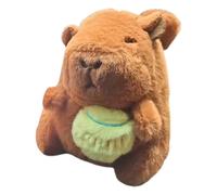 Générique Peluche Capybara | Miniature avec Pendentif à Cordon Tirant - Breloque Animaux Doux en Peluche - pour Adultes Filles Sac À Dos Valise Sac À Main Téléphone Voyage Fête École