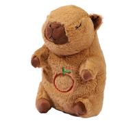 Générique Peluche Capybara Respirante - Doudou Capybara Sommeil | 11,02 Pouces CapyЬara Relaxant | Peluche Sensorielle De Qualité avec Toucher Doux pour Un Paradis De Confort À La Maison