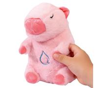 Générique Peluche Capybara,Respiration 4 Modes avec Musique et Lumières,Peluche Animale Douce - pour Adultes, Anniversaire, Fête, Canapé, Voiture, Chambre, Salon, Bureau, Chambre
