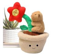 Générique Peluche Capybara Très Douce,Déco avec Design jardinière - Accessoire Capybara - pour Les Anniversaires des Filles Adultes Ainsi qu'à Pâques et Remise des
