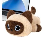 Générique Peluche Chat Coussin Chat Confortable Allongé