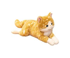 Générique Peluche Chat Coussin Corps Allongée Longueur 50cm