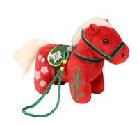 Générique Peluche Cheval Animal en Peluche,d'art De L'année 2026 | Jouets de l'Année du Cheval,pour Les Fêtes de Ferme Noël Nouvel an Chinois pour Les et Les Filles