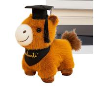 Générique Peluche Cheval de Graduation | Oreiller Douce | Peluche Cheval,pour Câlins Dormir Sieste Déco Chambre Canapé