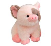 Générique Peluche Cochon Rose, Coussin Cochon Rose Doux De 20 Cm, Motif Dessin Animé, Coussin Co-chon en Peluche Réaliste Décoration pour La Maison, Le Canapé Et La Chambre