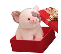 Générique Peluche Cochon Rose de 20 cm, Peluche Cochon Doux à r, Adorable Porcinet, Cadeau Sensoriel Apaisant pour Adultes Femmes, Hommes, Garçons, Filles