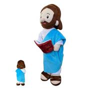 Générique Peluche de Jésus - Figure Douce De Christ Sauveur 30 Cm,Jésus Doux en Peluche | pour Adultes Et Cadeau Pâques Anniversaire Compagnon Coucher Garniture Bas Cadeaux Fête