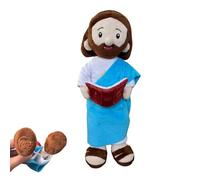 Générique Peluche de Jésus | Figure du Christ Sauveur Style Dessin Animé 30 cm,Peluche Jésus,pour Adultes Et Cadeau Pâques Anniversaire Compagnon Coucher Garniture Bas Cadeaux Fête