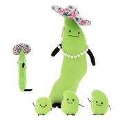 Générique Peluche de la Famille Edamame | Secret Staycation Edamame Family Plush, 2024 Edamame Family Plush Secret Staycation, Oreiller en Peluche Edamame, Jouet en Peluche, Oreiller Animal Mignon