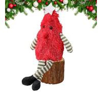 Générique Peluche de Noël,Décoration de Noël à Longues Pattes Figurine Douce en Peluche Sapin de | Décorations Festives Éclairées pour Bureau Foyer Table Cheminée Centre de Table Maison