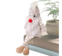 Générique Peluche de Noël - Ornament Peluche Arbre de Noël Forme Longues Jambes,Décoration Saisonnière avec Éclairage pour Centre de Table Bureau Cheminée Salle de Classe