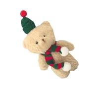 Générique Peluche de Noël Pendentif décoratif ours mignon 11,9 cm | de Noël en peluche pendentif Pour les voyages, école, trajets quotidiens, sacs à dos, téléphones portables et