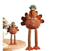 Générique Peluche Dinde | Décoration de Table pour Thanksgiving | Centre de Table d'automne pour Maison Bureau École Chambre Fête | Bureau Domicile Appartement