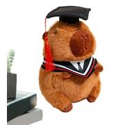 Générique Peluche Diplôme 2025 | Capybara Souvenir pour Cérémonie de Fin d'Études,Doudou avec Chapeau Décoratif pour Lycéens - Accessoire Déco Chambre Ados et Amis Doux et Tendre