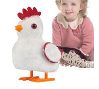 Générique Peluche Électronique Poulet Animé | Jouet en Peluche Marcheur et Chantant Coq - Peluche Éducative Sensorielle pour Développement Précoce et Jeu Créatif Interactif