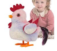 Générique Peluche Électronique Poulet Animé | Jouet Interactif avec Chants et Mouvements Réalistes - Jouet Éducatif et Interactif pour Filles Garçons