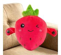 Générique Peluche en Forme de Fraise,Interactive Sensorielle Éducative - Jouet Musical Sensoriel en Peluche - pour Les Adultes Filles Espace Intérieur Maison Salon Et Chambre À