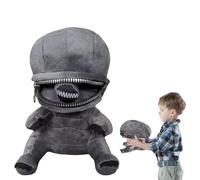 Générique Peluche Extraterrestre avec Fermeture Éclair À La Bouche | Animal en Peluche De Forme Irrégulière pour, Adolescents, Collectionneurs, Chambre, Salon, Cadeau, Jouet, Décoration