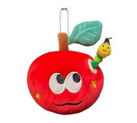 Générique Peluche Fruit - Animal en Peluc Pomme Rouge Velours Croquante | Jouet Peluce Mignon pour Et Adultes, Mini Fruit Doux pour Voyage, École, Bureau, Sac À Main Et Décoration Portefeuille.