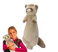 Générique Peluche Furet - 52x20 cm, Peluche Douce, Oreiller en | Mignon Animal en décoratif Compagnon de Couchage Cadeau pour Filles Adultes canapé-lit Utilisation à la Maison