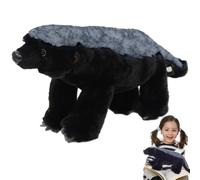 Générique Peluche Grand Hérisson du Cap - Polyester Coton PP 40-50cm | Figurine Moelleuse Blaireau À Miel | Jouet Animalier Africain pour Chambre Salon Voiture Et Cadeau