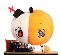 Générique Peluche Halloween avec Ventouse, Chauve Souris Araignée Citrouille Jouet Réconfortant, Doudou Enfant Adulte Collectionneur Chambre Voiture Salon Salle de Jeux