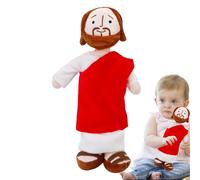 Générique Peluche Jésus - Tendre Mon Ami Jésus 30cm | Jouet en Tissu Doux Style Dessin Animé | Figurine Spirituelle pour, École du Dimanche, Décoration Maison Et Cadeaux De Foi